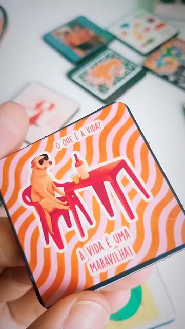 Ímã de Geladeira Ilustrado